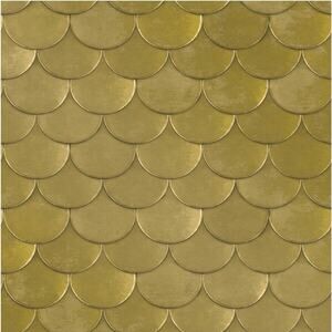 Tempaper Brass Belly by Genevieve GorderPeeland Stick Wallpaper 56.37 Sq ft
